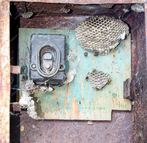 wasp nest electrical box|wasps in electrical panels.